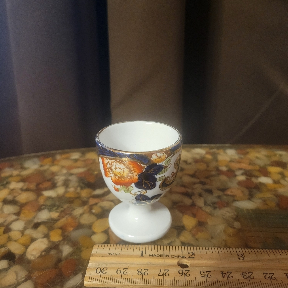 Antique vintage‎ loso ware tokio ware imari by keeling & co egg cup england 1893